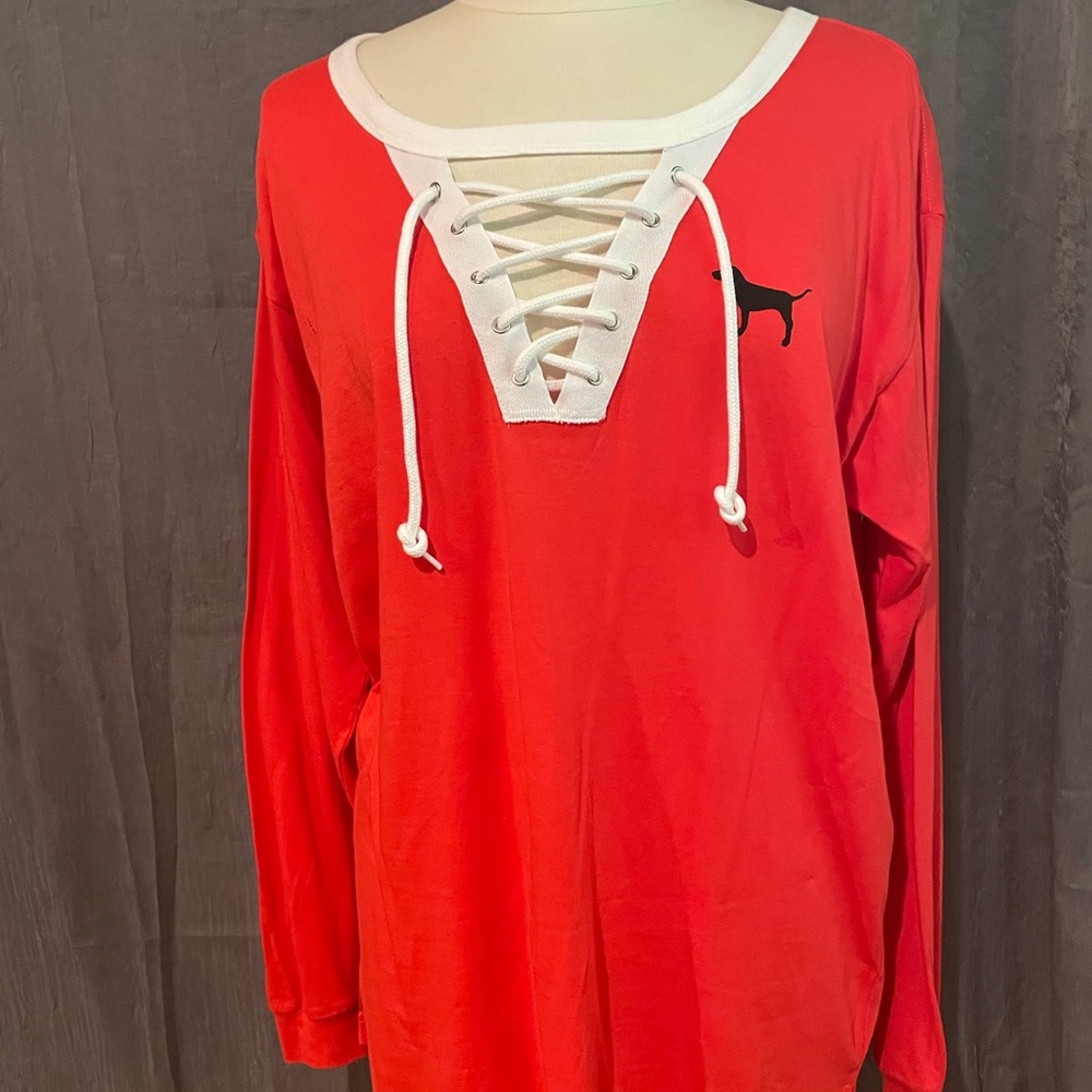 Pink long sleeve shirt